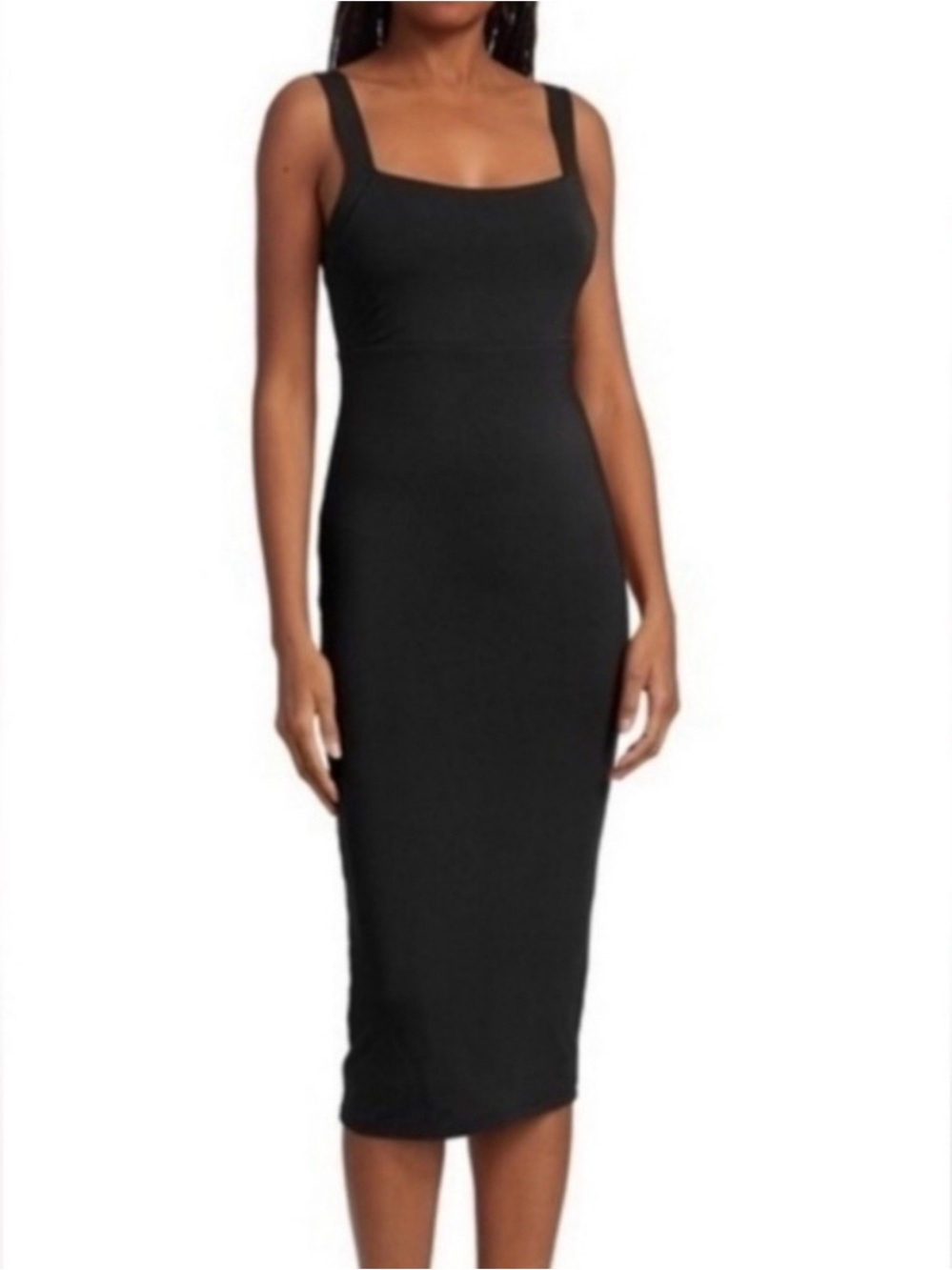 Good American bodycon midi tank pencil dress